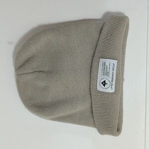 Lifted Research Group Beige Knit Beanie
